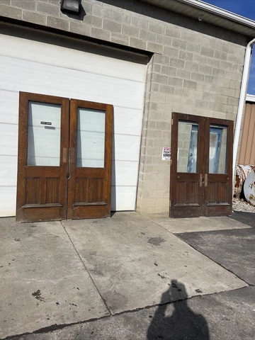 ATL 19 a av price ea pair 1/4 Sawn Oak double door 74 x 97 x 2. 25 Cover