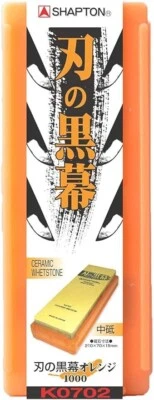 SHAPTON Ceramic Whetstone Orange Professional Magnesia Stone #1000 Japan - Image 1 of 4
