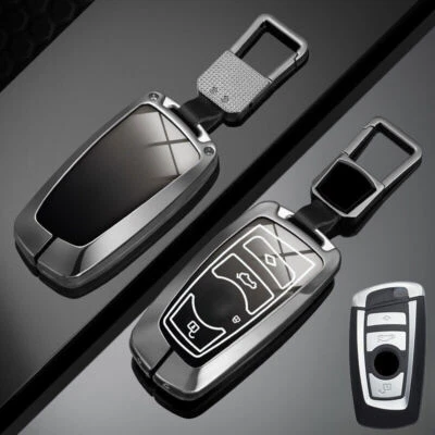 For BMW X3 X4 X5 X6 F10 F20 F30 1 2 4 5 7 Zinc Alloy TPU Car Key Fob Case Cover - Image 1 of 4