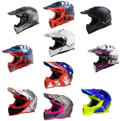 Casco LS2 Gate Full Face MX Motocross Offroad ATV - Elige Talla y Color Foto 1 de 4