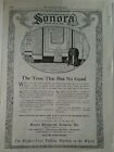 1920 So'nora Phonograph Company Tone Has No Equal Clear As A Bell Vintage Ad