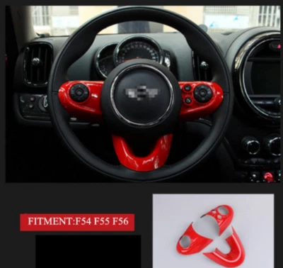Candy color steering wheel decorative cover Mini Cooper F55 f56 f54 United jack - Image 1 of 4