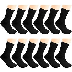 Gelante Men's Dress Socks Funky Fashion Casual Cotton 12 Pairs size 10-13