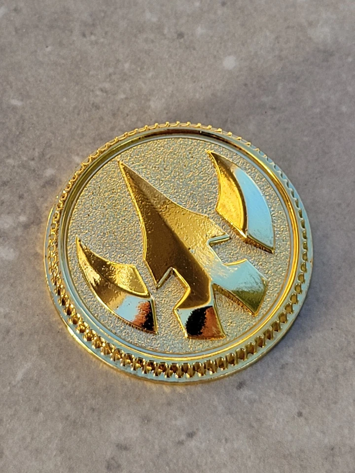 Legacy Lord Drakkon Coin Gold Cosplay Prop for Legacy Morpher