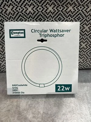 1 x 22W T9 Cool White Crompton Circular Fluorescent tube Round - Image 1 of 4