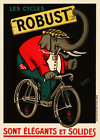 Les Cycles Robust Vintage Bicycle Poster Print Art Advertisement - Cycling -Bik
