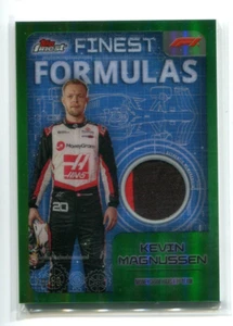 2024 Topps Finest Formula 1 Kevin Magnussen Green Finest Forumals Relic /50 - Bild 1 von 2