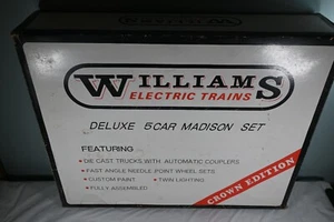 Williams 2503 New York Central (NYC) Grey Madison 5 Passenger Car Set O Scale - Picture 1 of 22