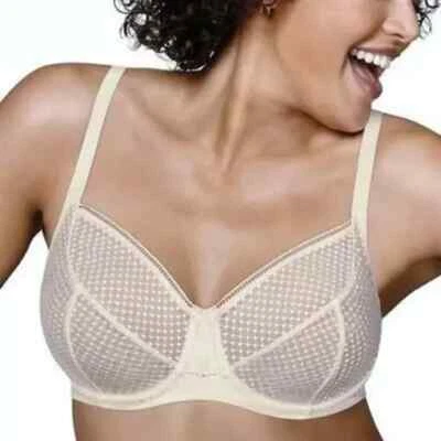 NEW PLAYTEX LOVE MY CURVES BEIGE BRA STYLE 4713 UNDERWIRE Light & Airy 36D ~$42~ - Image 1 of 4