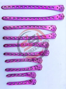 4,5mm Distal Lateral Femurplatte Set 10 Stück Links + Rechts Titan Veterinär - Bild 1 von 2