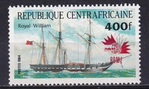 Centrafricaine 1985 Yvert 655 barcos barcos MNH VF - Imagen 1 de 1