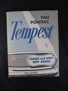 Pontiac Tempest Chassis and Body Shop Manual Final Ed. (Original Vintage 1961) - Picture 1 of 6