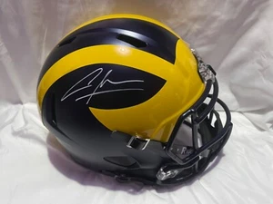 Casco de tamaño completo firmado por Charles Woodson de Michigan Wolverines JSA - Imagen 1 de 3