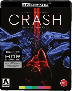 Crash - 4K Ultra HD Blu Ray - New & Sealed Cronenberg - Picture 1 of 4