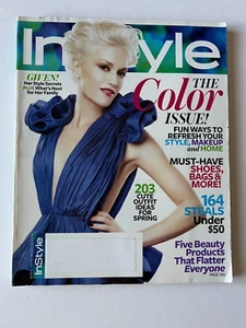 GWEN STEFANI STYLE SECRETS * THE COLOR ISSUE April 2010 INSTYLE MAGAZINE Family - Imagen 1 de 7