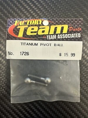 Vintage RC Team associated Titanium Pivot Ball Part # 1726 - Image 1 of 2