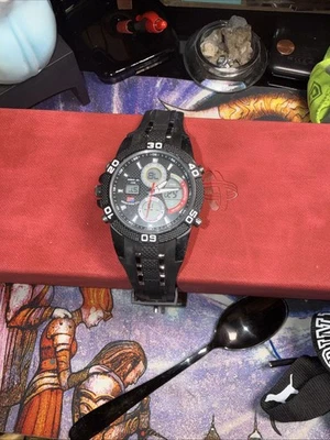 MEN'S BLACK ANA DIGI SPORT WATCH U.S. Polo ASSN - Image 1 of 3