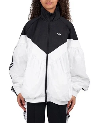 Adidas Originals R3CD Track Jacket Women's Size L JZ6777 White Black - Image 1 of 4