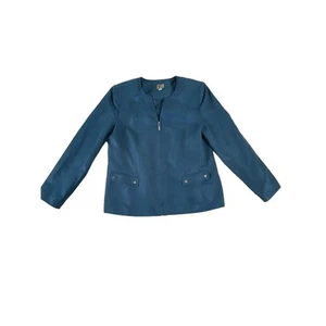 JM Collection Damen Blazer türkis Größe 12 - Bild 1 von 12
