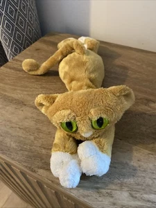 Manhattan Toy Lanky Cat Iggy Ginger Floppy Kitten Soft Toy 13” (a15) - Picture 1 of 6