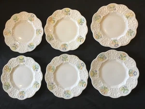 SIX VINTAGE 9” SANDWICH PLATES BY ROYAL CAULDRON BRISTOL IRONSTONE. - Picture 1 of 20