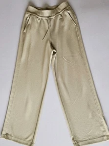 Pantalones deportivos Athleta de pierna ancha verde oliva atletismo talla L  - Imagen 1 de 7