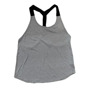 Victoria’s Secret Sport Racerback Tank Top Mesh Panels Athletic Gray Top Size M - Picture 1 of 6