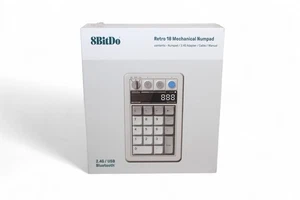 8Bitdo Retro 18 Mechanischer Taschenrechner Numpad für PC Windows Android - Bild 1 von 8