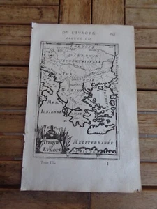 Gravur Karte TÜRKEI aus Beschreibung des Universums von Mallet - 1675 - Bild 1 von 1
