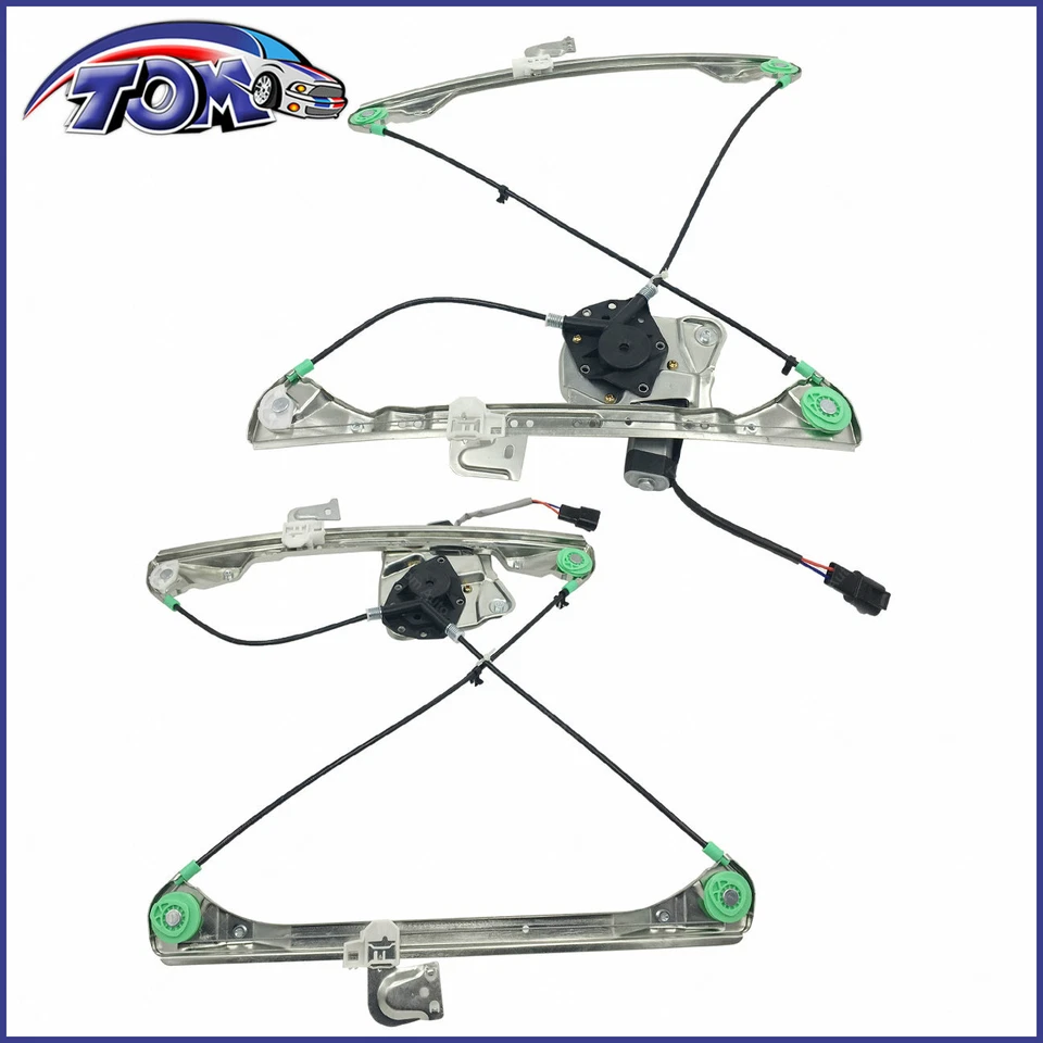 Conjunto regulador motor ventana eléctrica delantero izquierdo derecho para Pontiac Oldsmobile Foto 1 de 2
