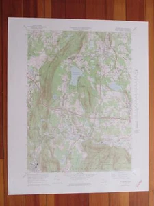 Mapa Topográfico Stockbridge Massachusetts 1978 Original Vintage USGS - Imagen 1 de 1