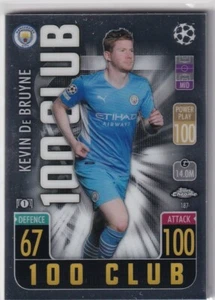 Topps Match Attax Chrome Champions League 21/22 Numéro 187 Kevin De Bruyne 100 - Picture 1 of 1