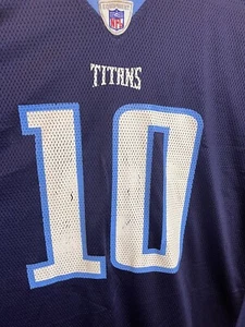 Vintage Reebok NFL Vince Young #10 Tennessee Titans Trikot Erwachsene 2XL blau - Bild 1 von 8