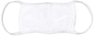 Port Authority Reusable Face Cover (Pack of 5) White, One size fits most mask - Picture 1 of 5