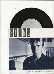 STING POLICE IF YOU LOVE SOMEBODY, SET THEM FREE VINYL SINGLE FROM UK, MINT - Picture 1 of 2