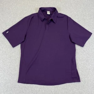 Nike Uomo 2XL XXL Air Force 1 Originale 6 'Wilkes' Camicia Viola 2007 Polo Vintage - Foto 1 di 11