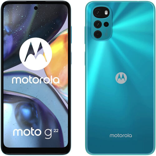 Motorola Moto G22 4G 6.5" Smartphone XT2231-2 64GB 4GB RAM SIM-Free Blue - BNIB