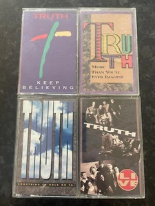 (4) CASSETTE LOT-TRUTH-Something to Hold on To-Live-Keep Believing-Ever Imagine - Picture 1 of 2