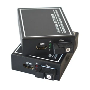 HDMI Extender over Fiber Optic,1080P Video Audio extension SC Singlemode 20Km  - Picture 1 of 30