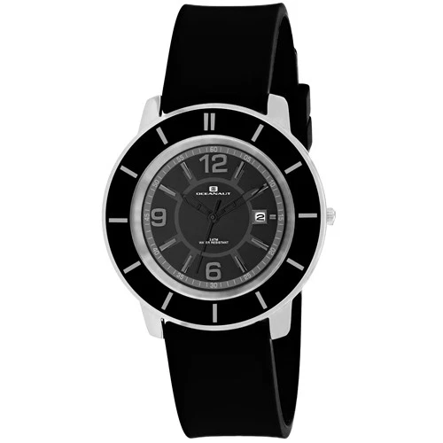 Oceanaut OC0811 Satin 38mm Women's Black Silicone Watch