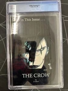CGC 9.0 WHITE PAGES CALIBER PRESENTS #1 1ST APP THE CROW! Vintage 1989 1st PRINT - Picture 1 of 2