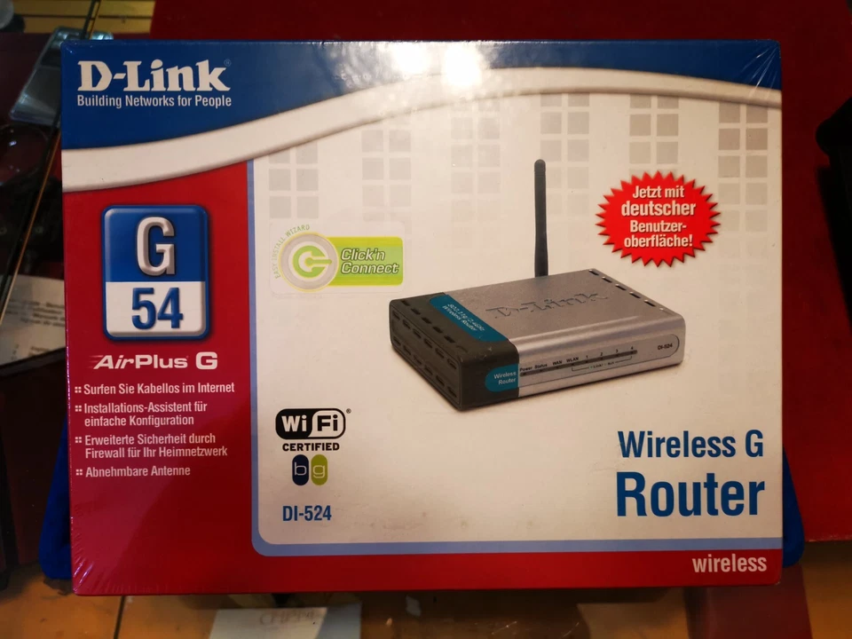 D-Link Wireless G Router DI 524 OVP versiegelt - Bild 1 von 1
