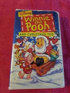 Disney's Winnie The Pooh And Christmas Too VHS - Picture 1 of 3