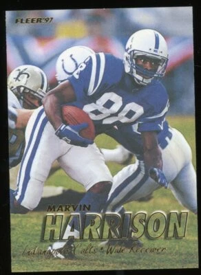 1999 Fleer Marvin Harrison Card #51 HOF - Image 1 of 2