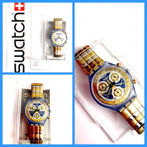 Swatch Chrono Nuevo La Reine Prochaine SCN114 1995 Reloj De Pulsera Vintage - Imagen 1 de 7