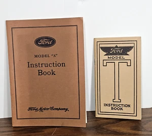 1931 Ford Model "A" & 1913 Model "T" (1954 Reprint) Instruction Books - Lot Of 2 - Picture 1 of 15
