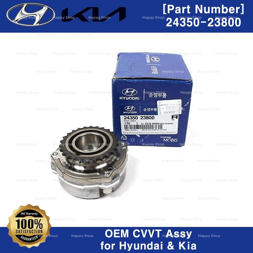 Conjunto CVVT genuino OEM 2435023800 para Hyundai Elantra Tiburon Kia Soul Spectra Foto 1 de 3