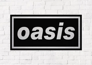 Oasis Metal wall sign, man cave, music fans, rock bands. - Picture 1 of 1