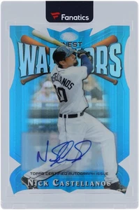 Nick Castellanos Tigers Signed '14 Topps Finest Warriors Die Cut FW-NC 8/10 Card - Picture 1 of 3