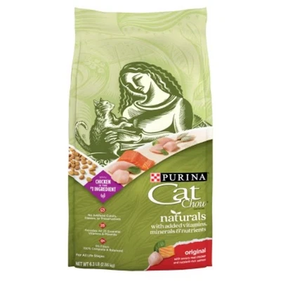 Purina Cat Chow Naturals Original Chicken Flavor Dry Cat Food - Image 1 of 4